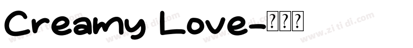 Creamy Love字体转换